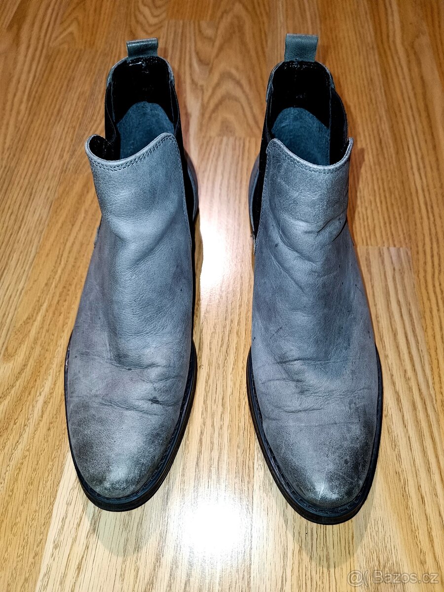 Kožená kotníková obuv 40 - 2