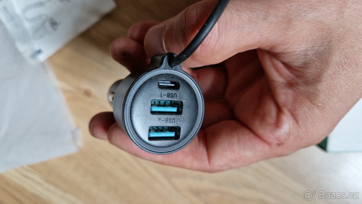 JOYROOM Bluetooth 5.3 FM vysílač Auto Bluetooth, podpora AUX - 2