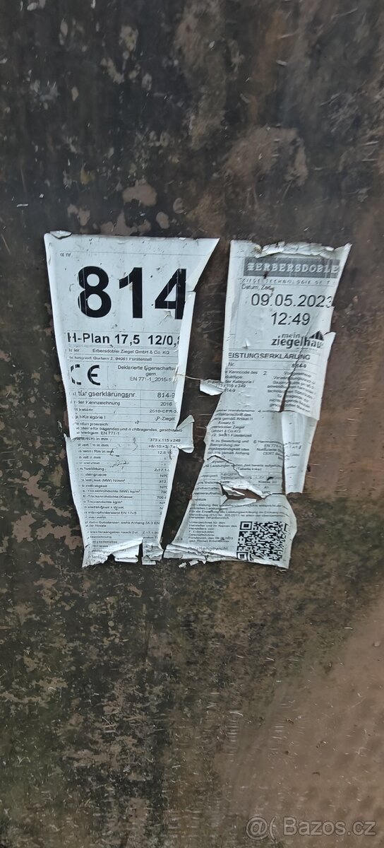 Cihly ecoton 17.5cm P10 372175249mm - 2