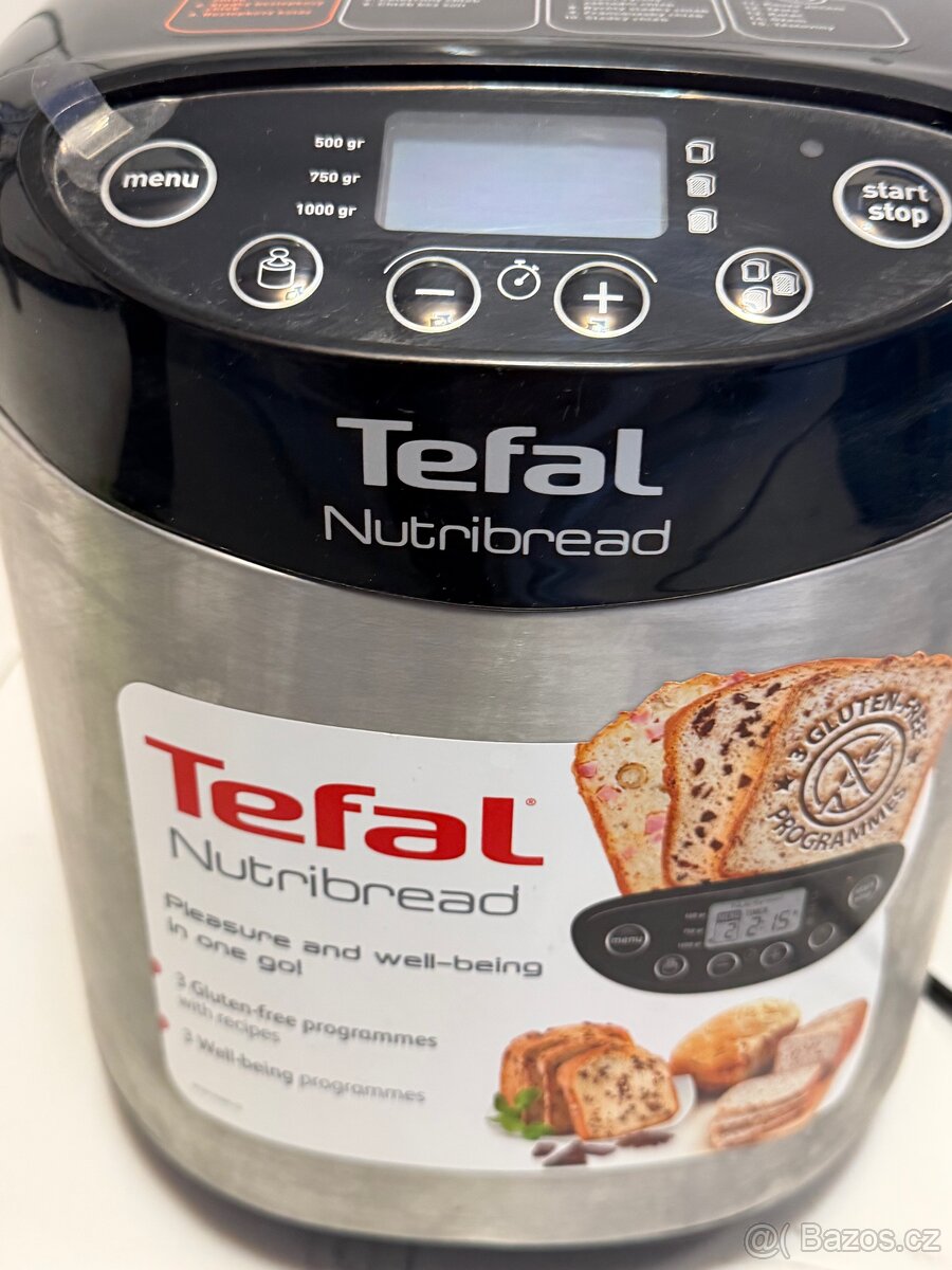 Prodám pekárnu Tefal Nutribread zánovní s polepy - 2