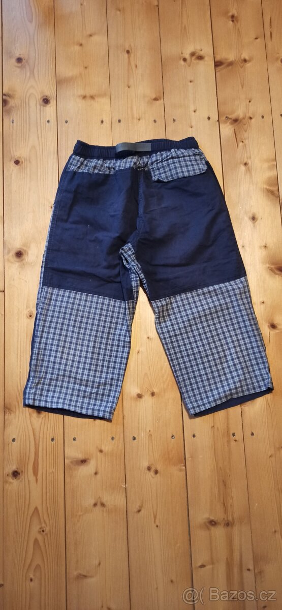 3/4 kalhoty modrá kostka Neverest - 2