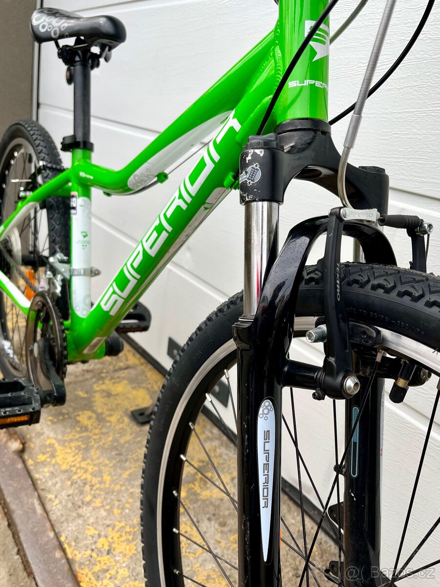 Dětské kolo SUPERIOR Panda 24 zelené - 2