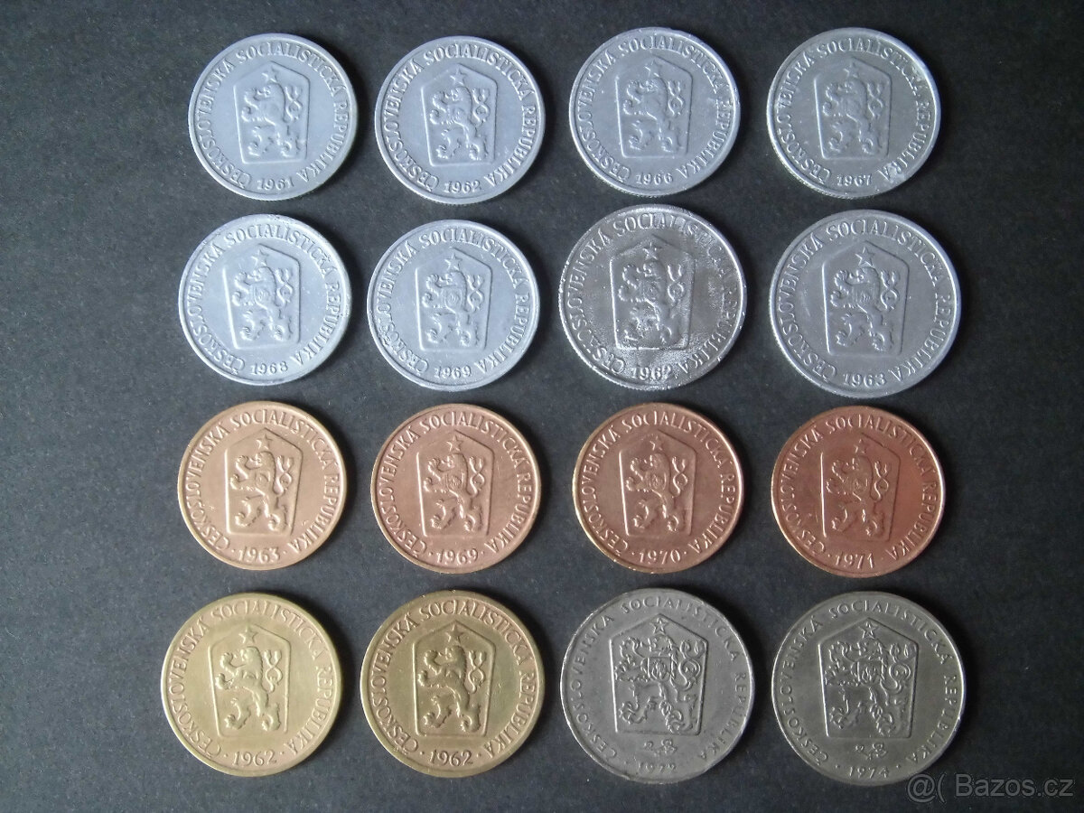 Mince ČSSR 1960 - 1990 " 1 " - 2