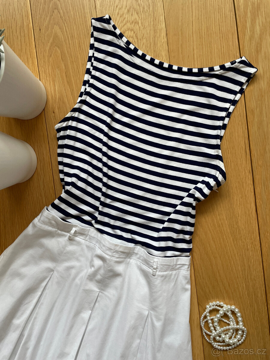 Námořnické letní šaty Ralph Lauren vel. M - 2