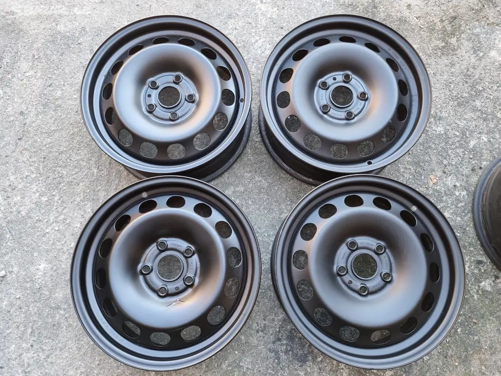 Plechové disky 6.0J16 5X112 ET50 škoda VW Seat Audi - 2