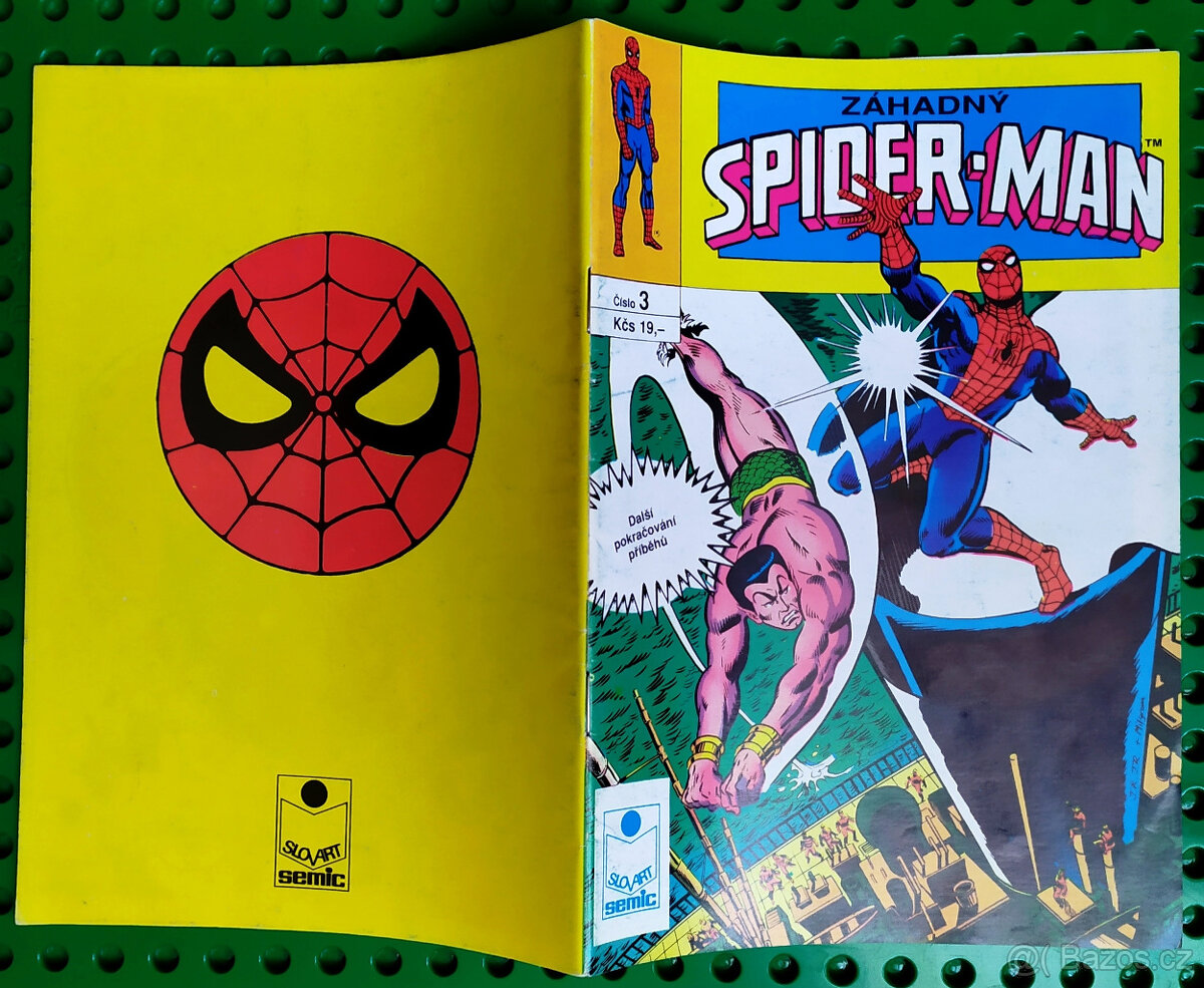 Komiks SPIDERMAN č. 3/1991 Semic velmi PĚKNÝ STAV sběrateli - 2