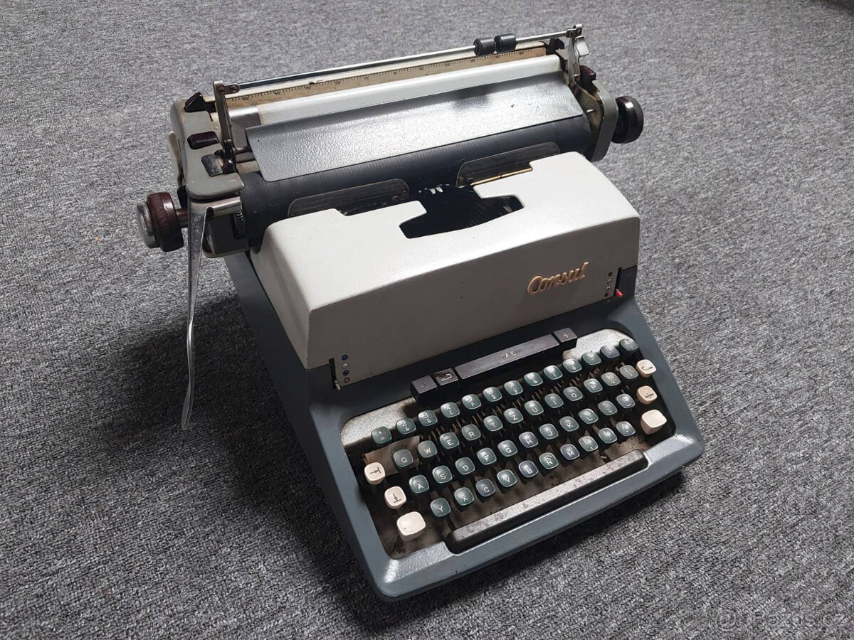 Psací stroj Consul (šedý) - 2