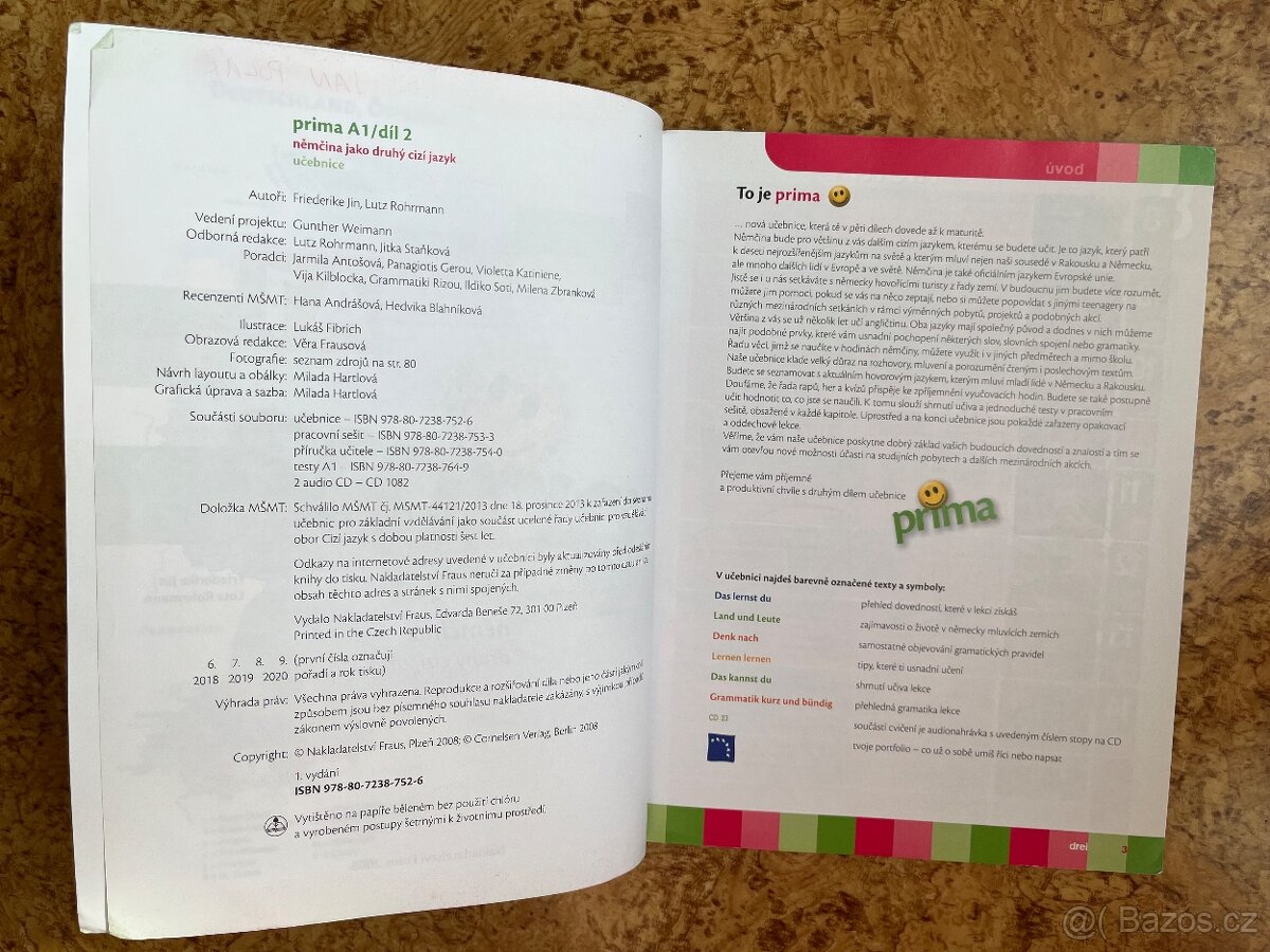 Němčina Prima A1, díl 2, učebnice - 2