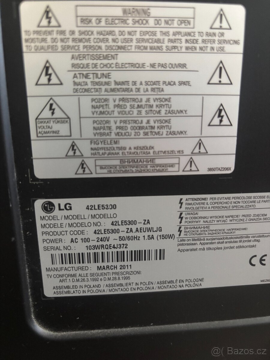 TV LG 107 cm model 42LE5300 - 2