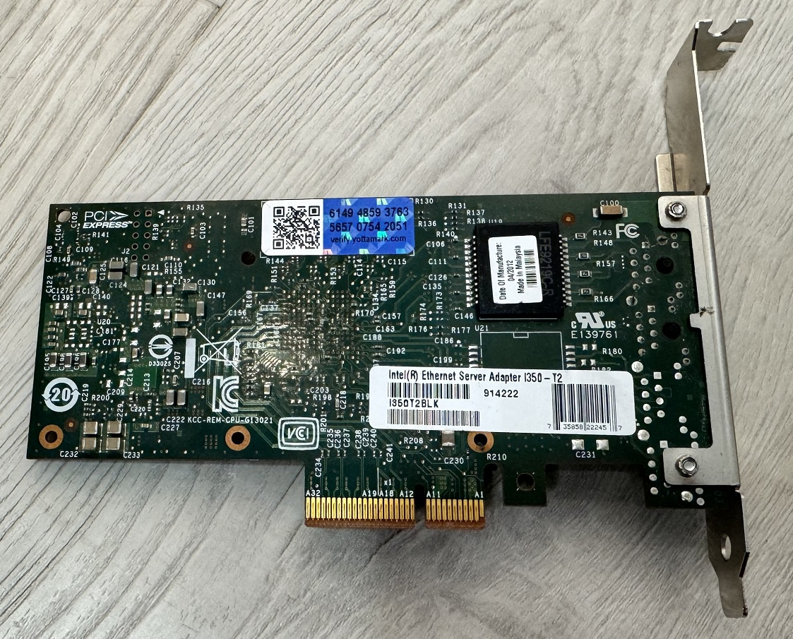 Síťová karta Intel i350-T2, 2x RJ45 1Gbit, #2 - 2