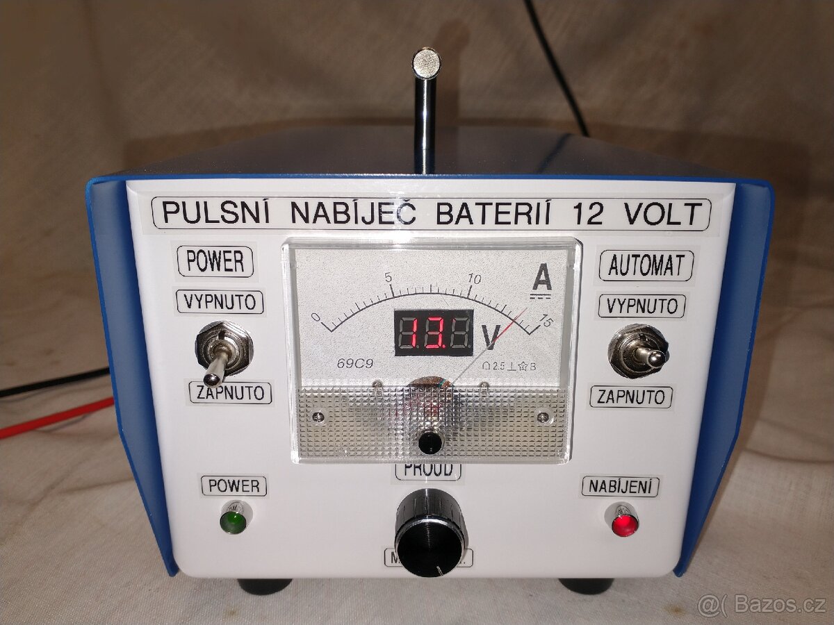 Nabíječka autobaterií 12V 15 ampér - 2