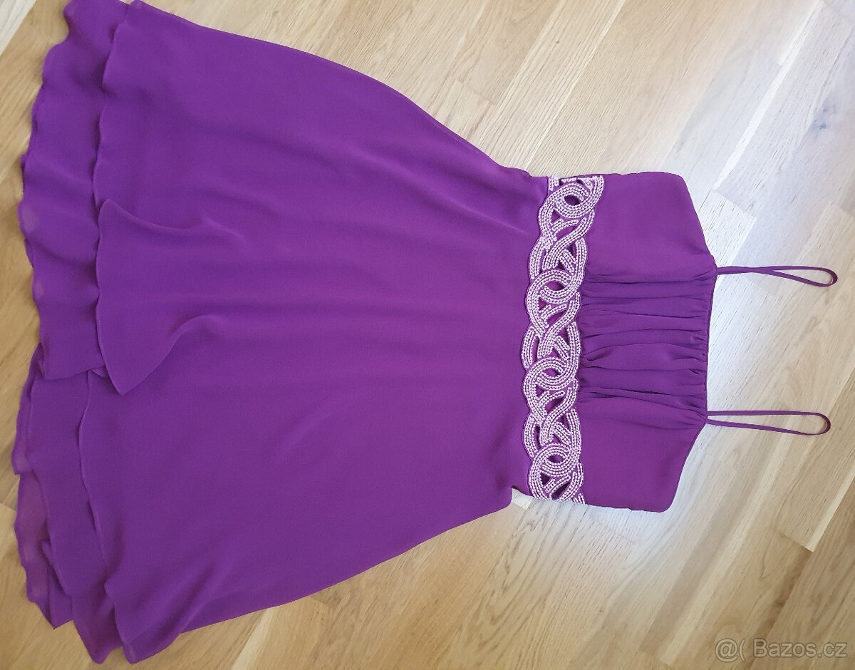 Společenské krátké šaty s bolerkem - 2