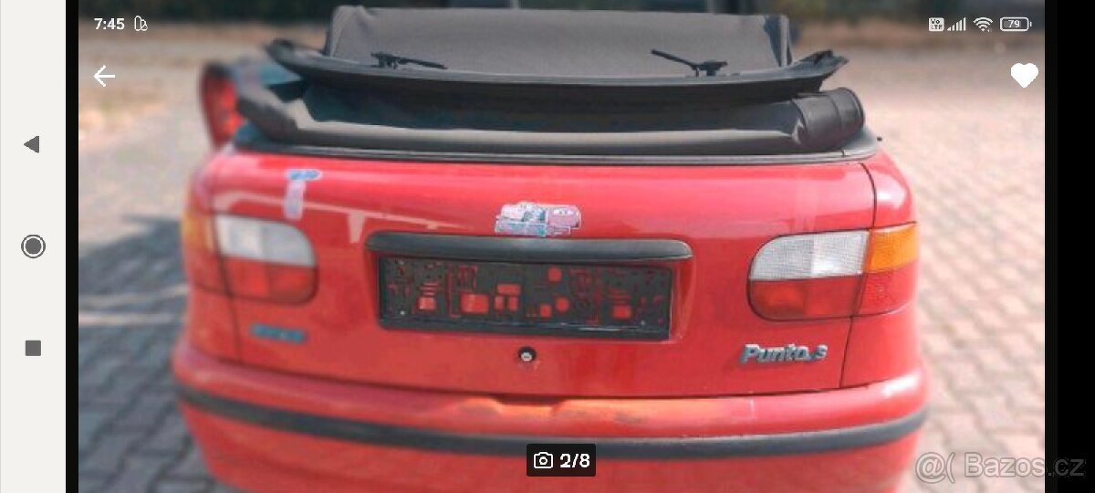 Fiat Punto Cabrio 1.1,44kw - 2