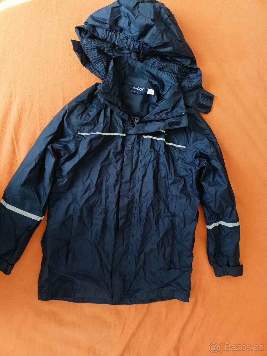 Dětské šusťákové bundy vel.134/140 - 2