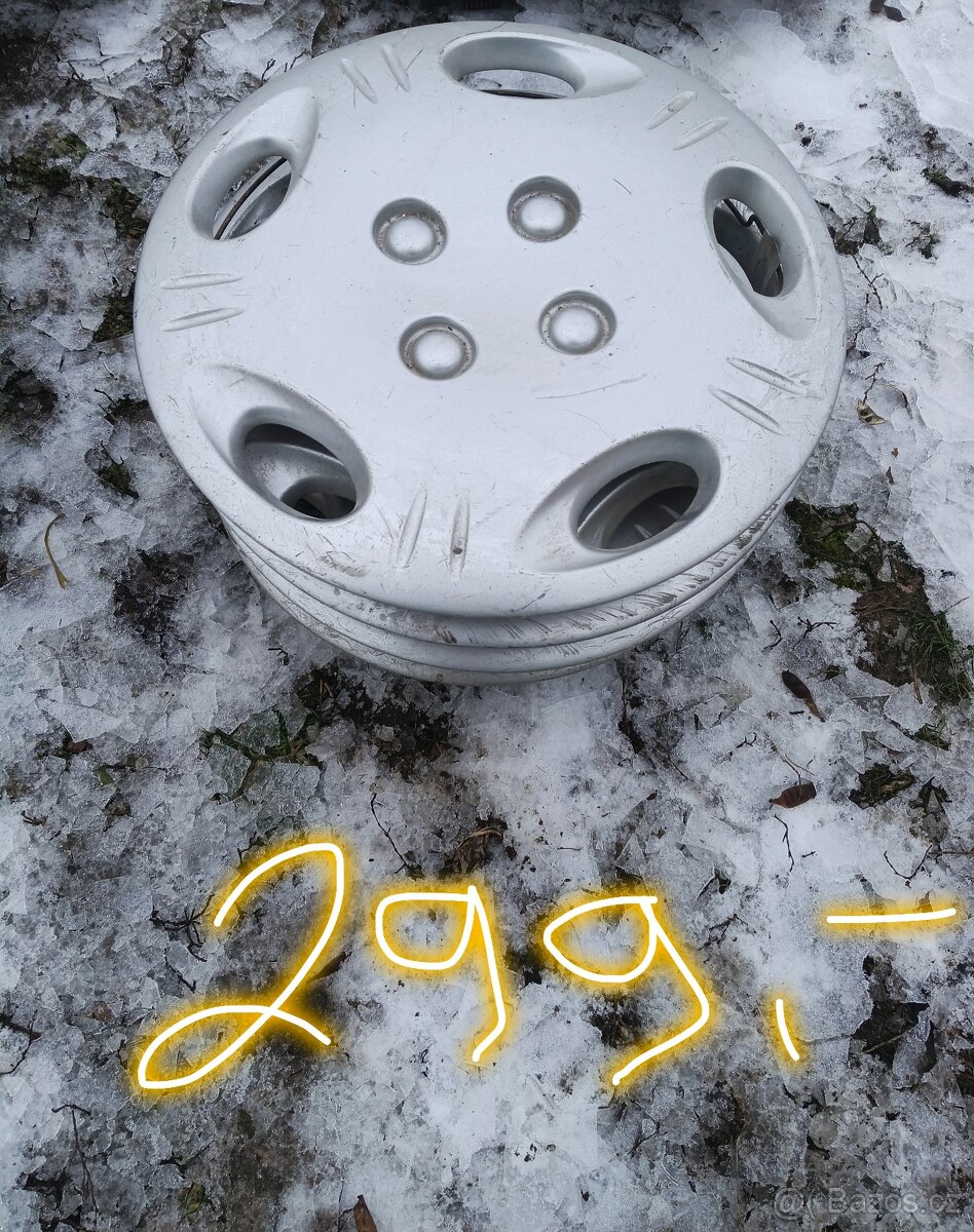 Poklice kryty kol 13" mix - 2