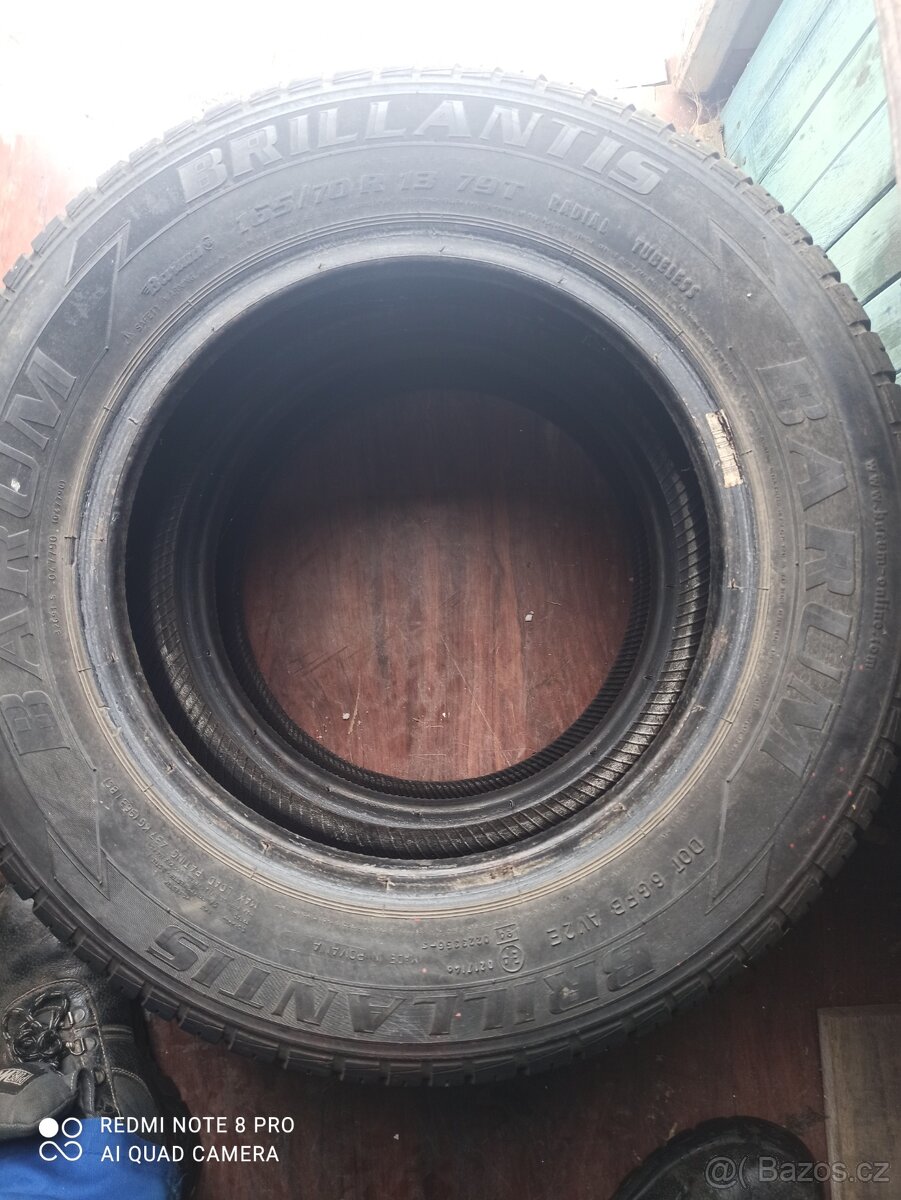 Pneu 165/70 R13, letní - 2