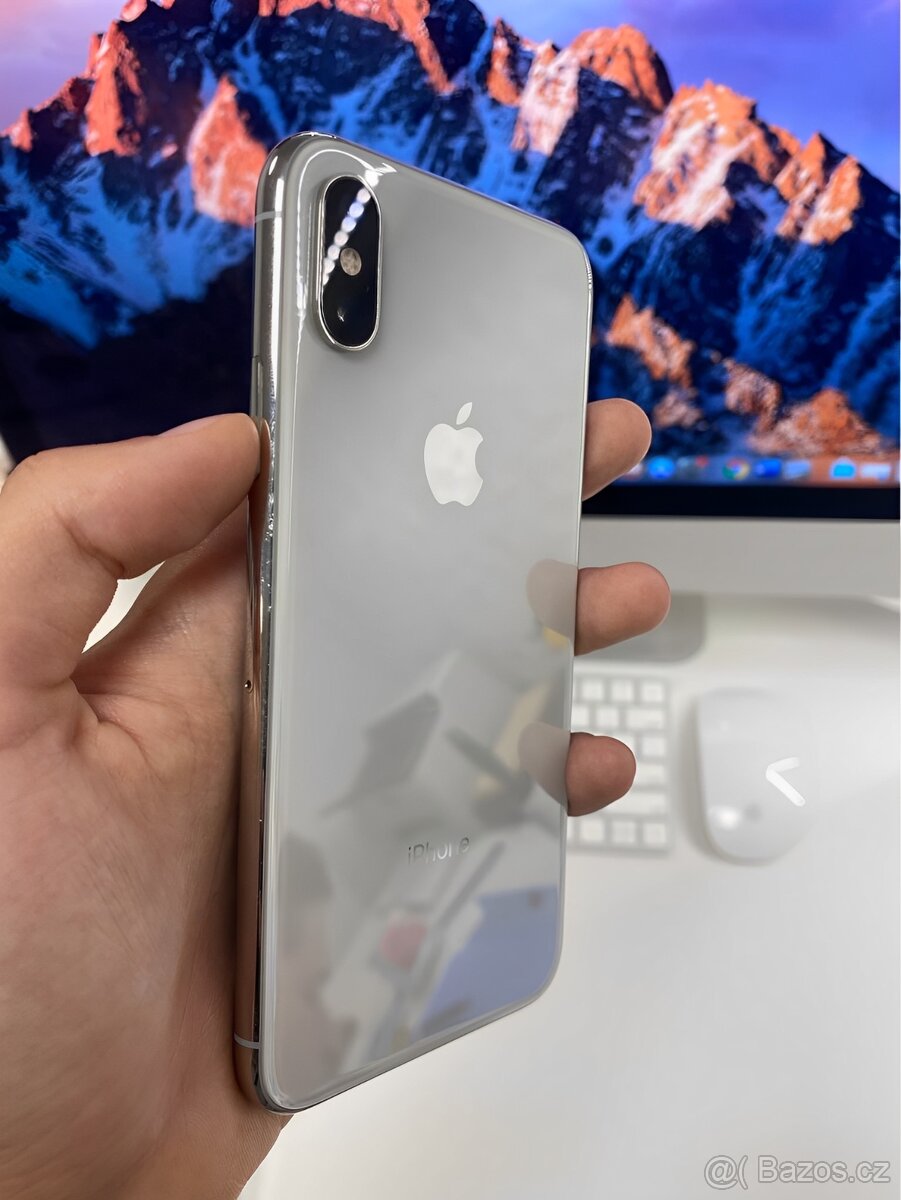 iPhone Xs Silver BATERIE 100% TOP - 2