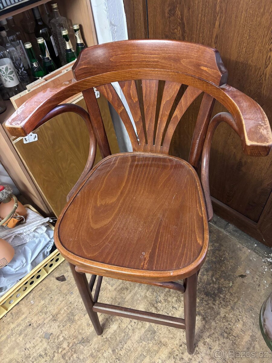 Židle Thonet barová - 2