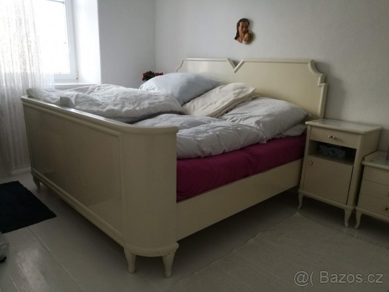 Velmi pěkná kompletní ložnice z roku 1915 (dřevěná) - 2