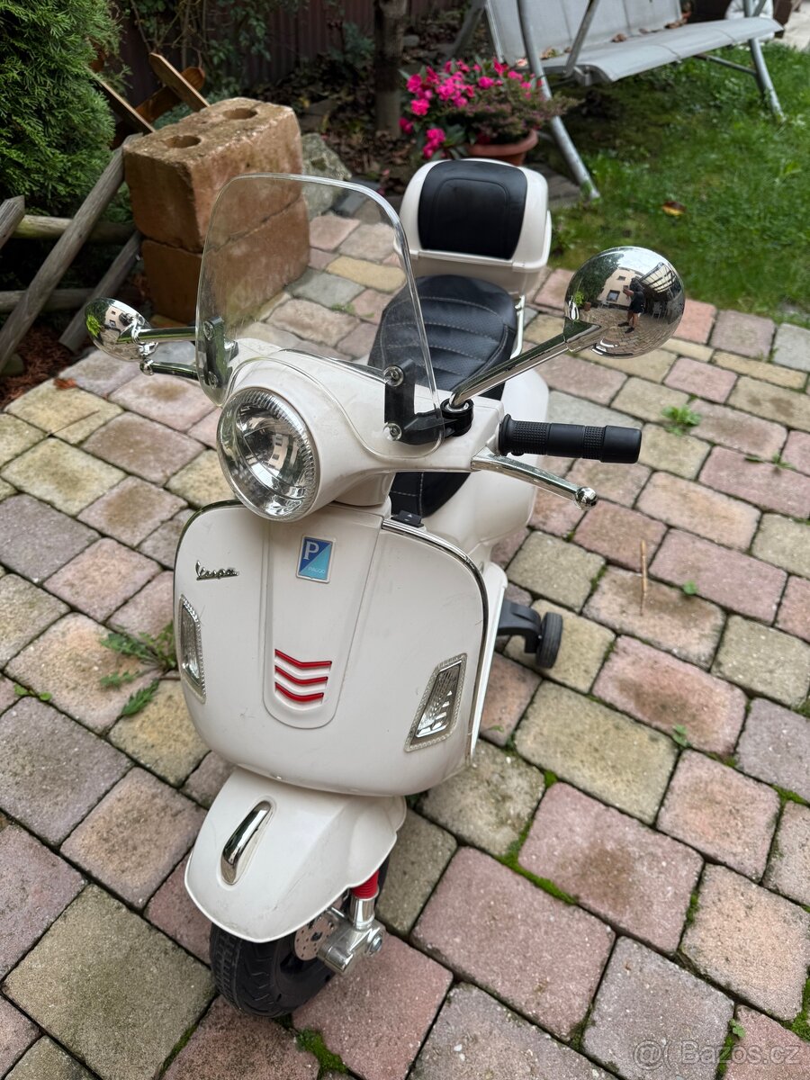 Dětská Elektrická Motorka Vespa - 2