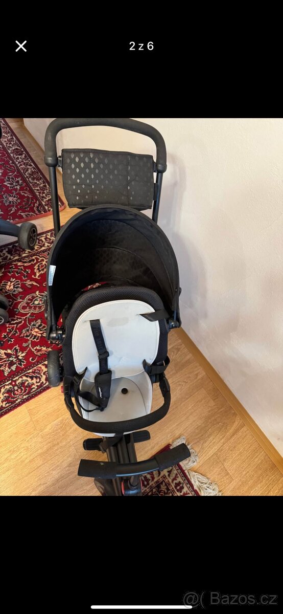 Dětská tříkolka kočár (šlapací) - 2