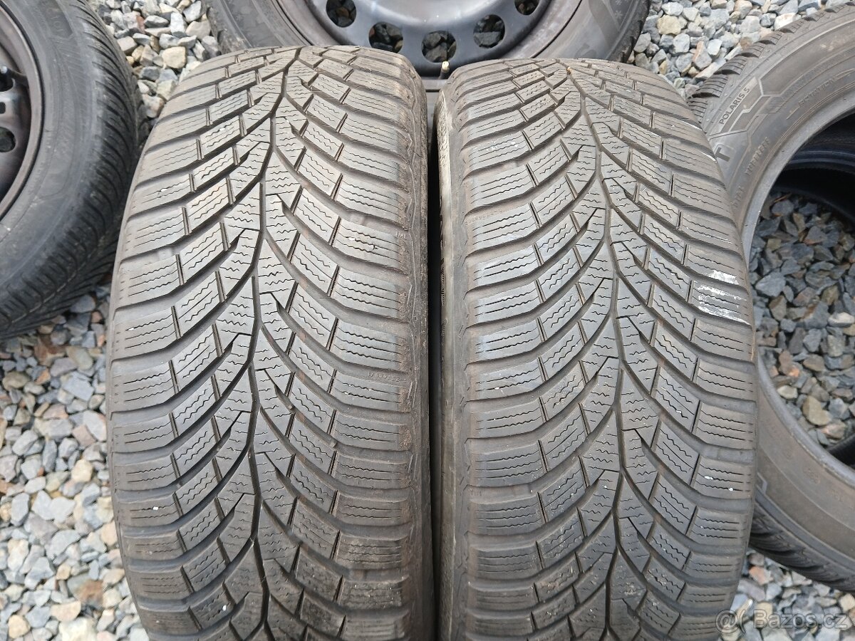 Plechová kola,sada,5x112,ET48,CONTI,205/55 R16,2x8,5/2x7,5mm - 2