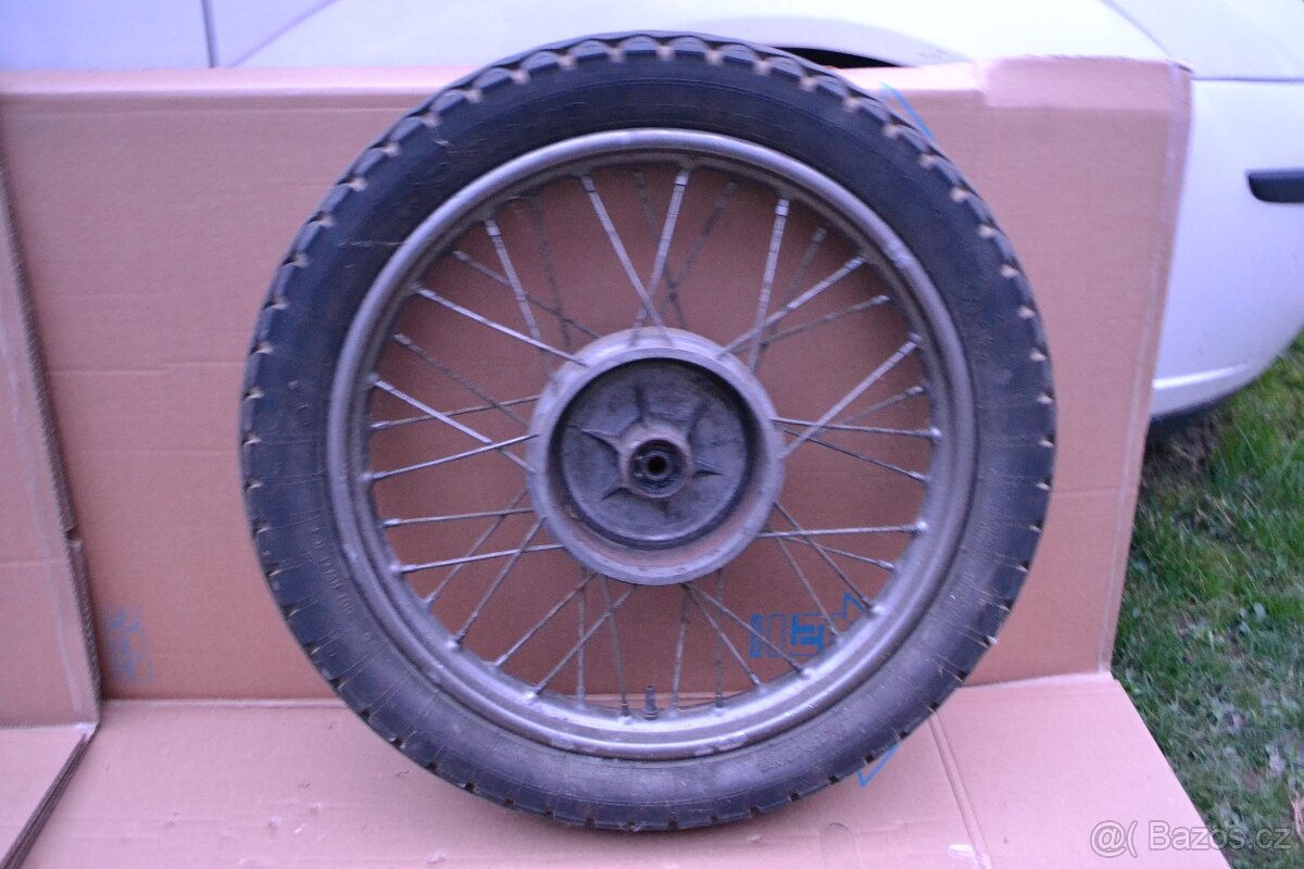 JAWA 350/634 Ráfek s bubnem, duší a pláštěm. - 2