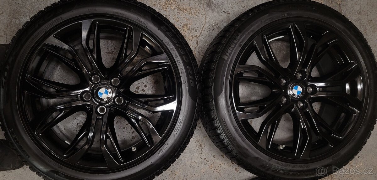 Bmw X1:F48, 18' alu disky,černé, zimní set, tpms - 2