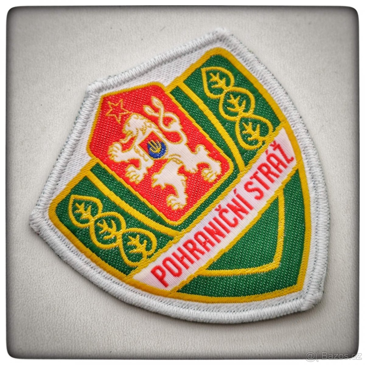 Rukávová nášivka Pohraniční stráže ČSSR bílá - 2