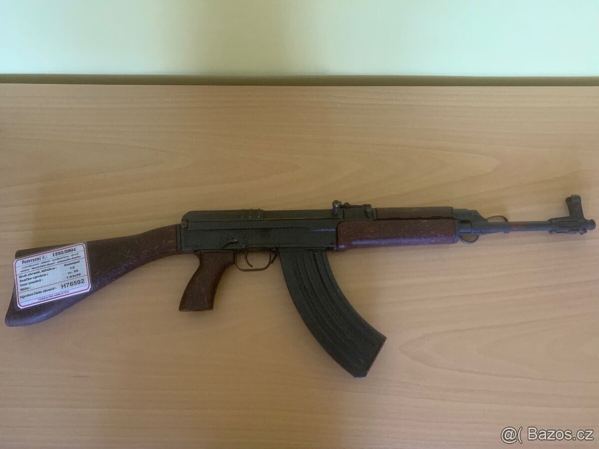 Samopal vz. 58 znehodnoceny - 2