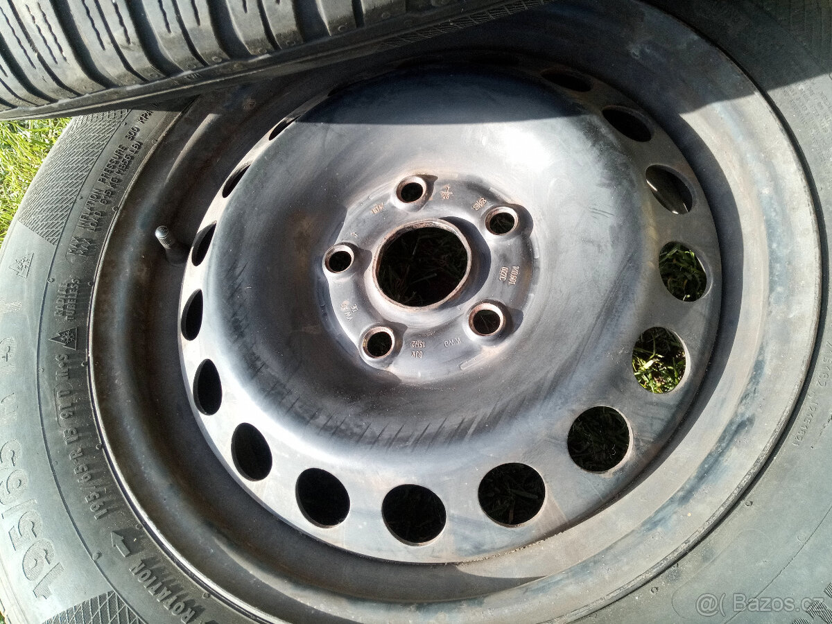 kola na VW (Octávii) plechových diskách - 2