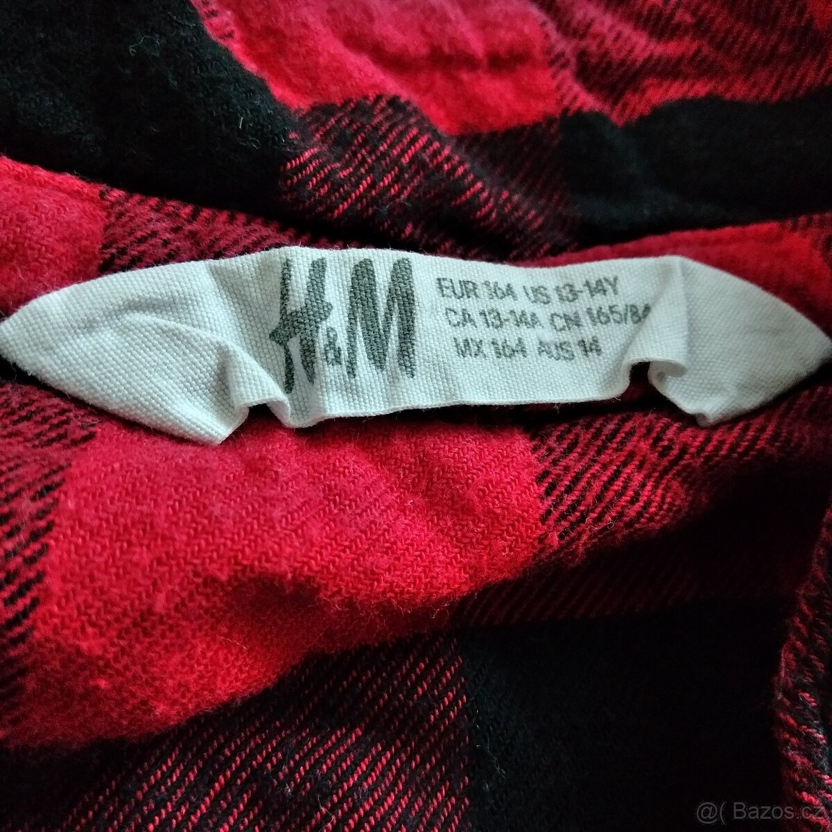 Dívčí flanelová košile H&M 164 - 2
