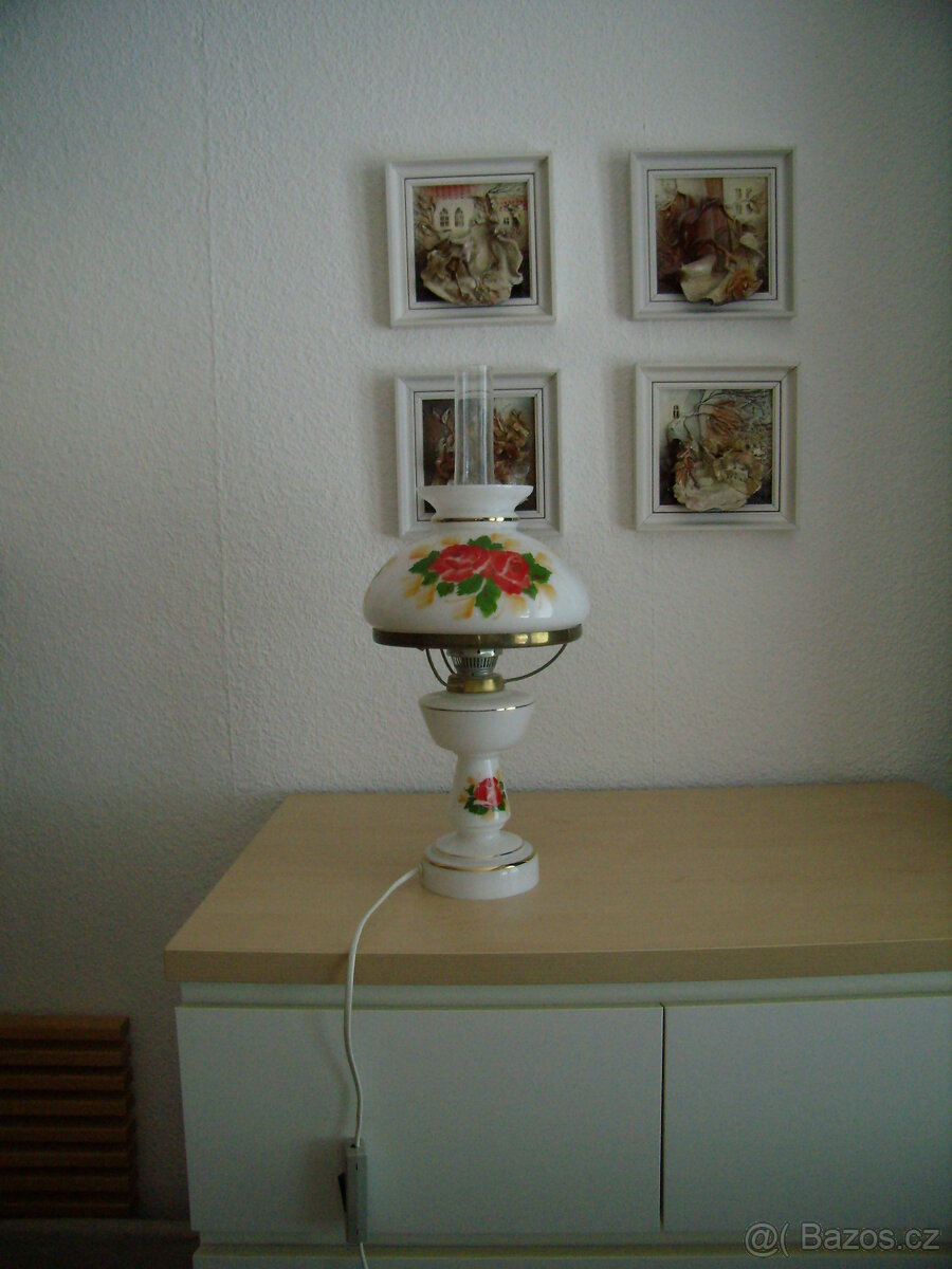 Starožitná petrolejová lampa - 2