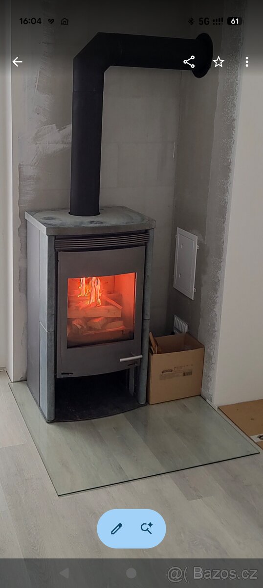 Sklo pod kamna 1000 x 1000 x 8 mm - 2