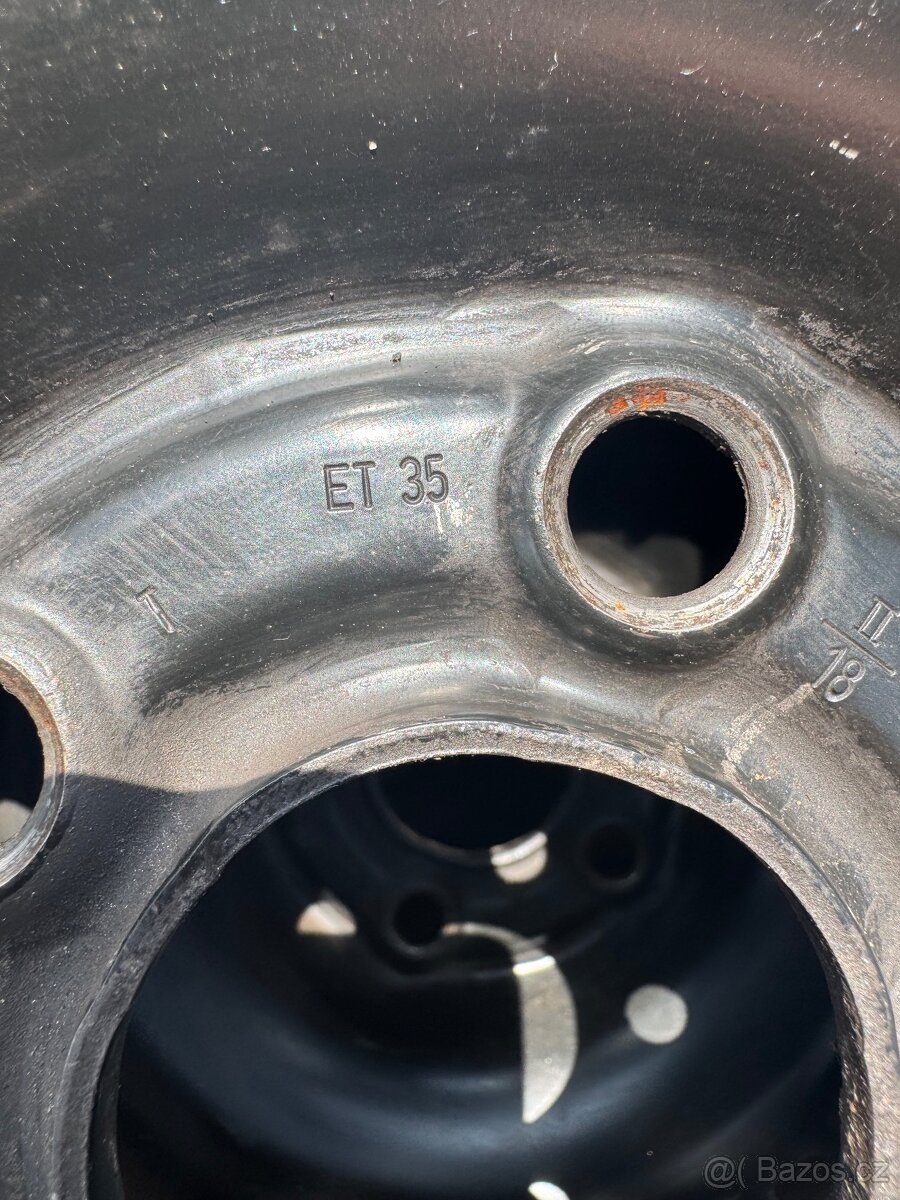 Plechová letní kola 15” Škoda - 2