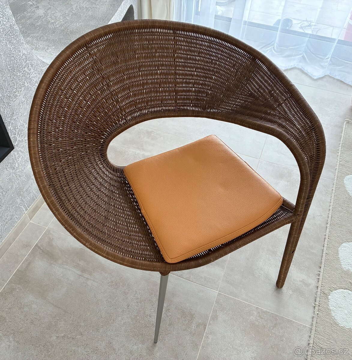 Designové ratanové křeslo - 2