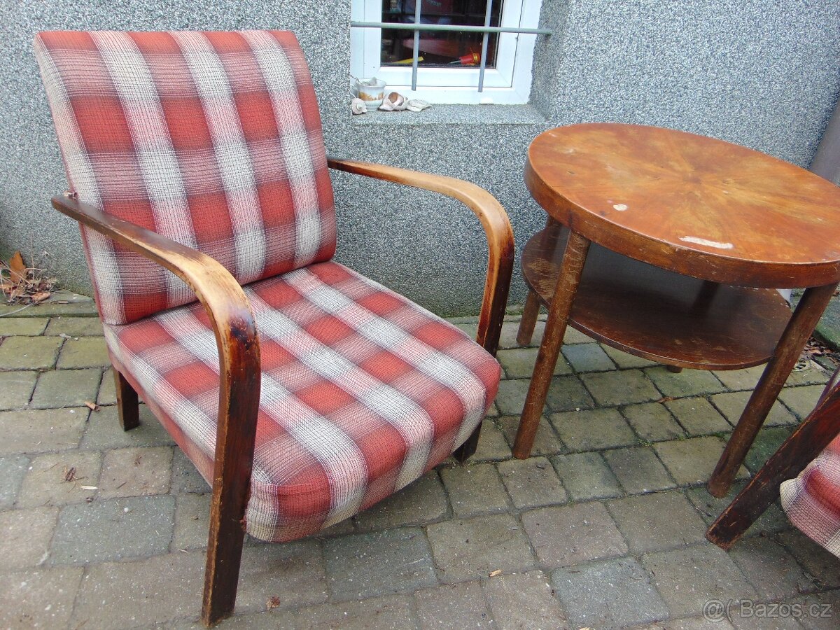Retro křesla + stůl - 2