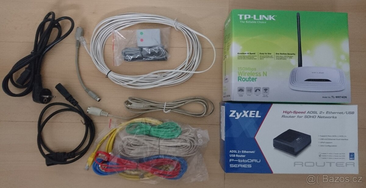 wifi router, wifi modul, klávesnice - 2