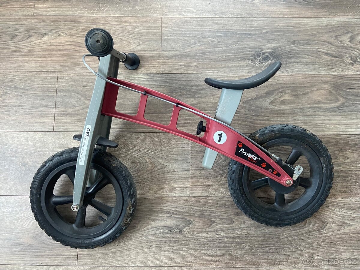 Prodám FirstBIKE Cross Red + přední lyže - 2