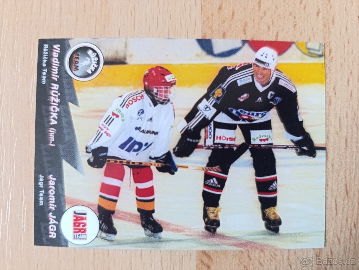 Hokejové karty - Jágr team a Růžička team - 2