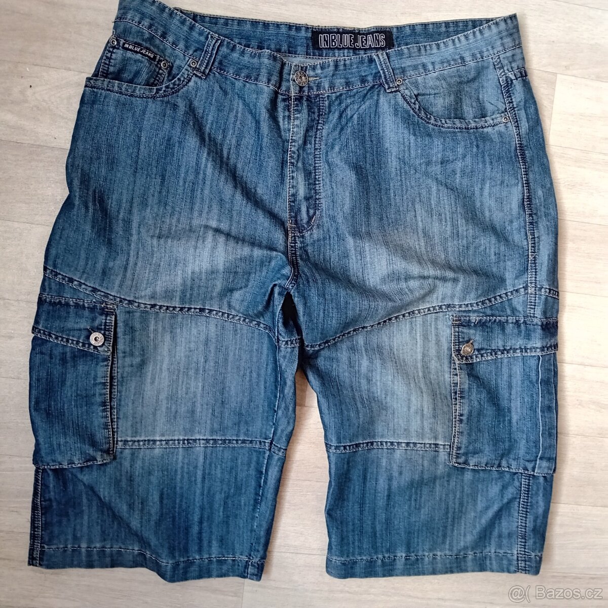 pánské 3/4rifle 3XL zn, Blue jeans 98%ba - 2