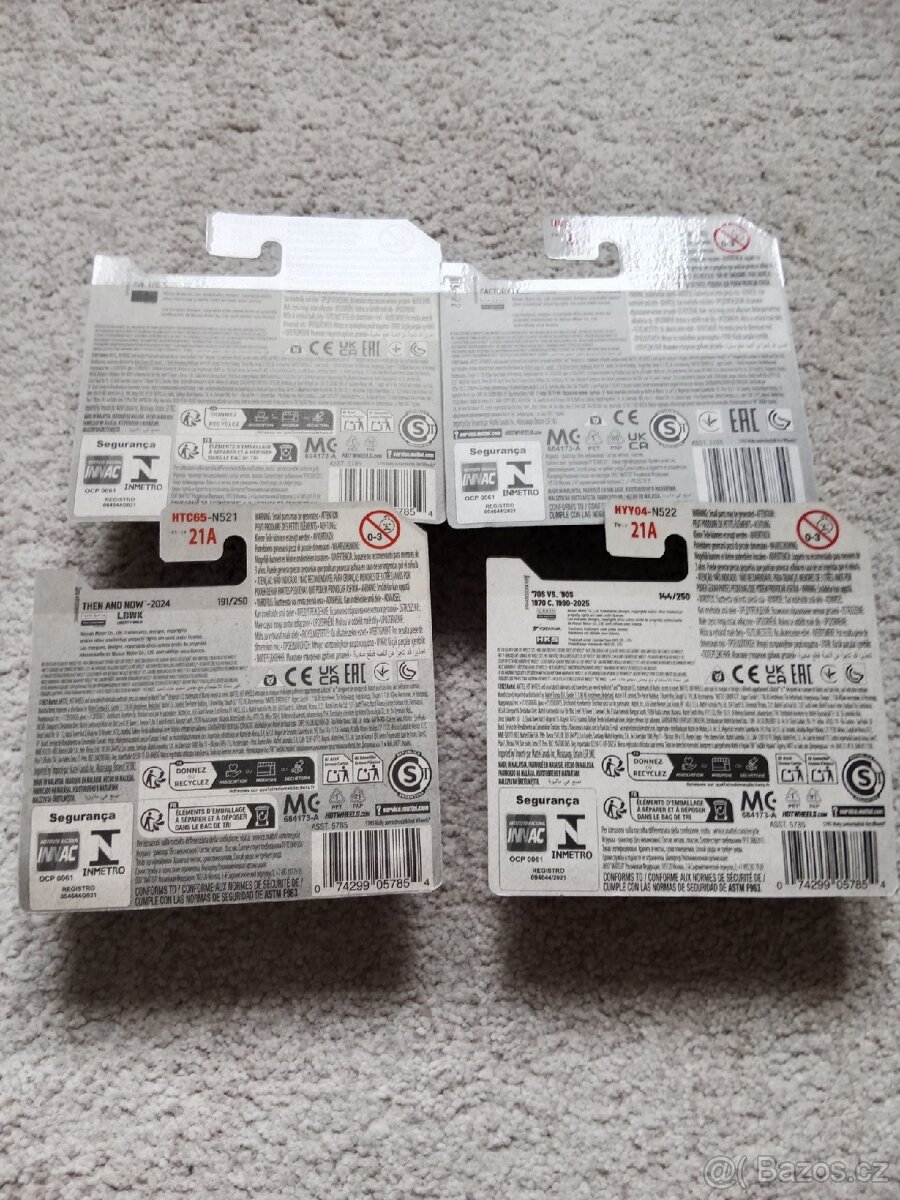 Hot wheels Nissan Skyline, z proto, 180sx - 2