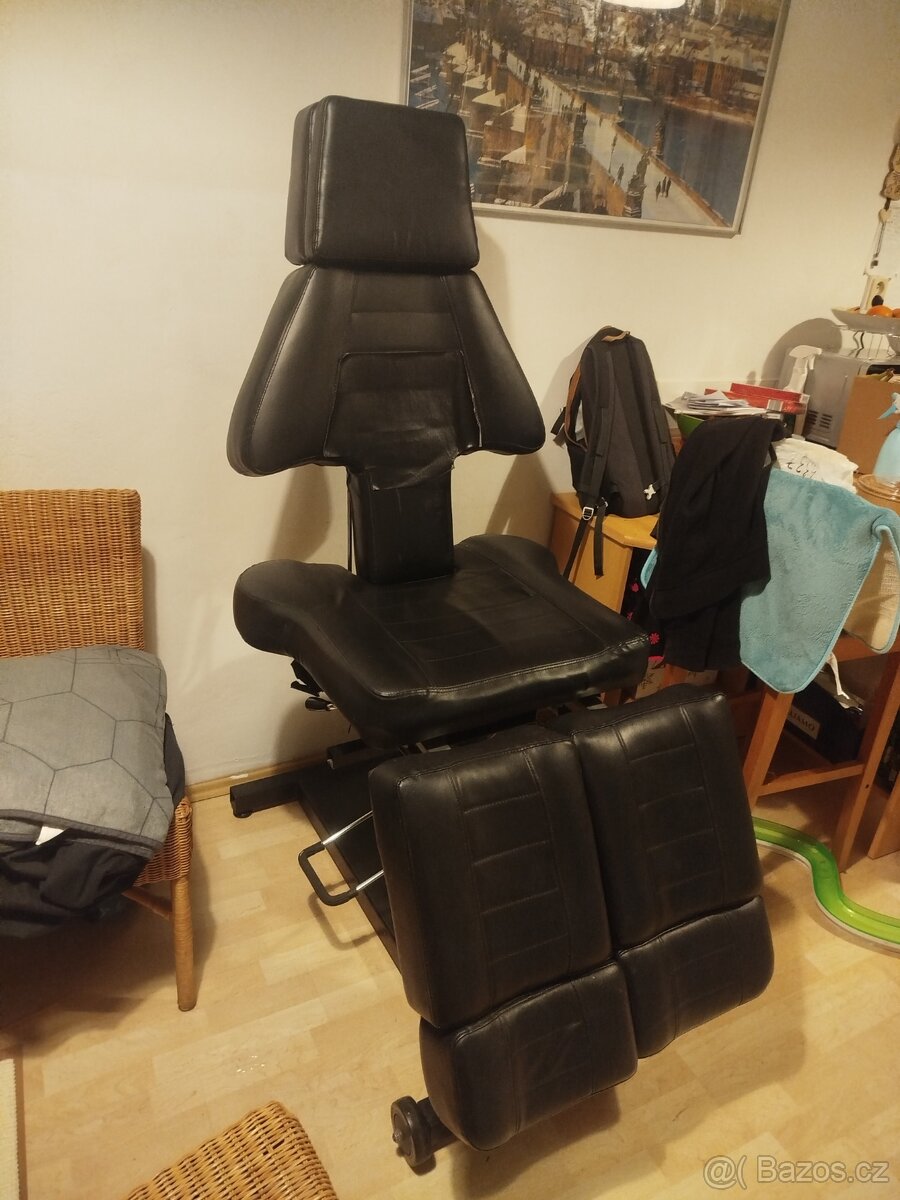 Hydraulické polohovací tetovací křeslo - 2