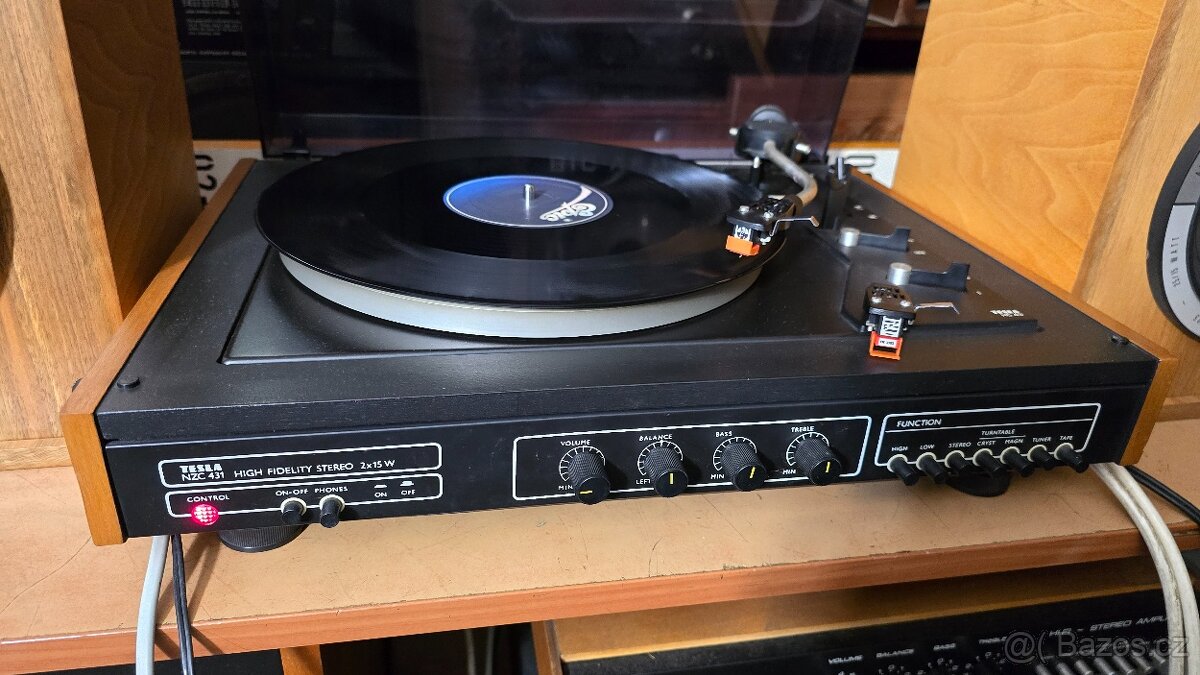 Reprosoustavy TESLA ARS 9205.10 a 2ks gramofon NZC 431 - 2