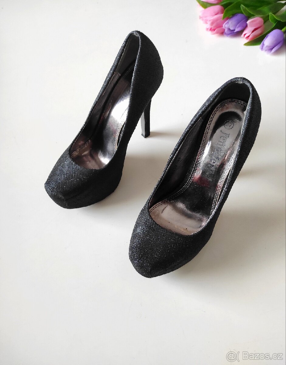 Nové dámské párty lodičky na podpatku - 2