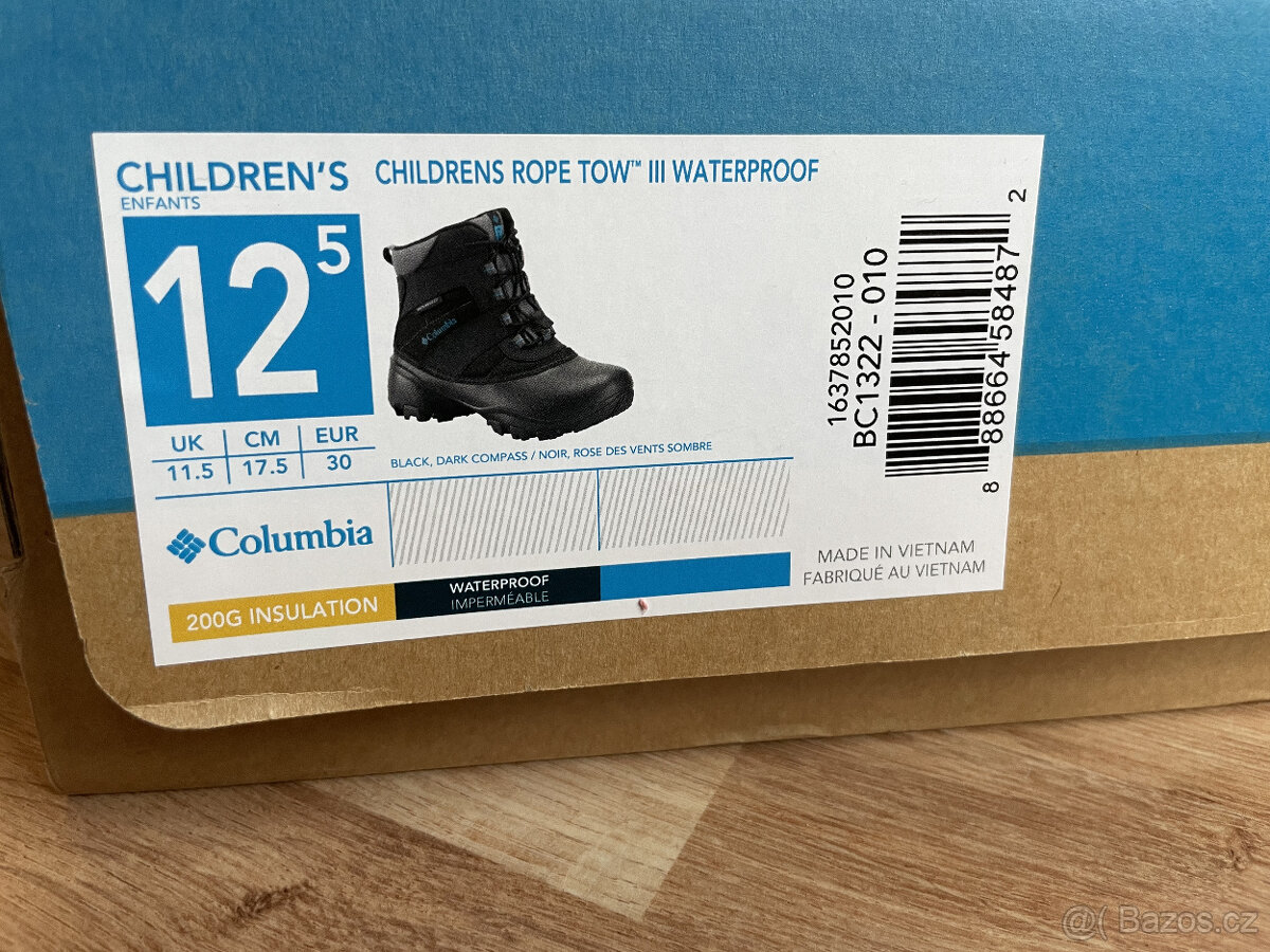 Dětské zimní boty Columbia vel. 30 - 2