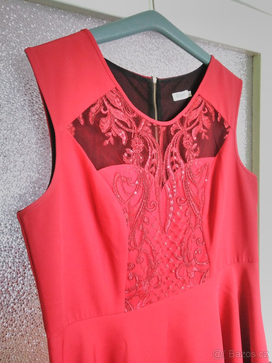 Dámské společenské šaty Zebra 46-50 - 2