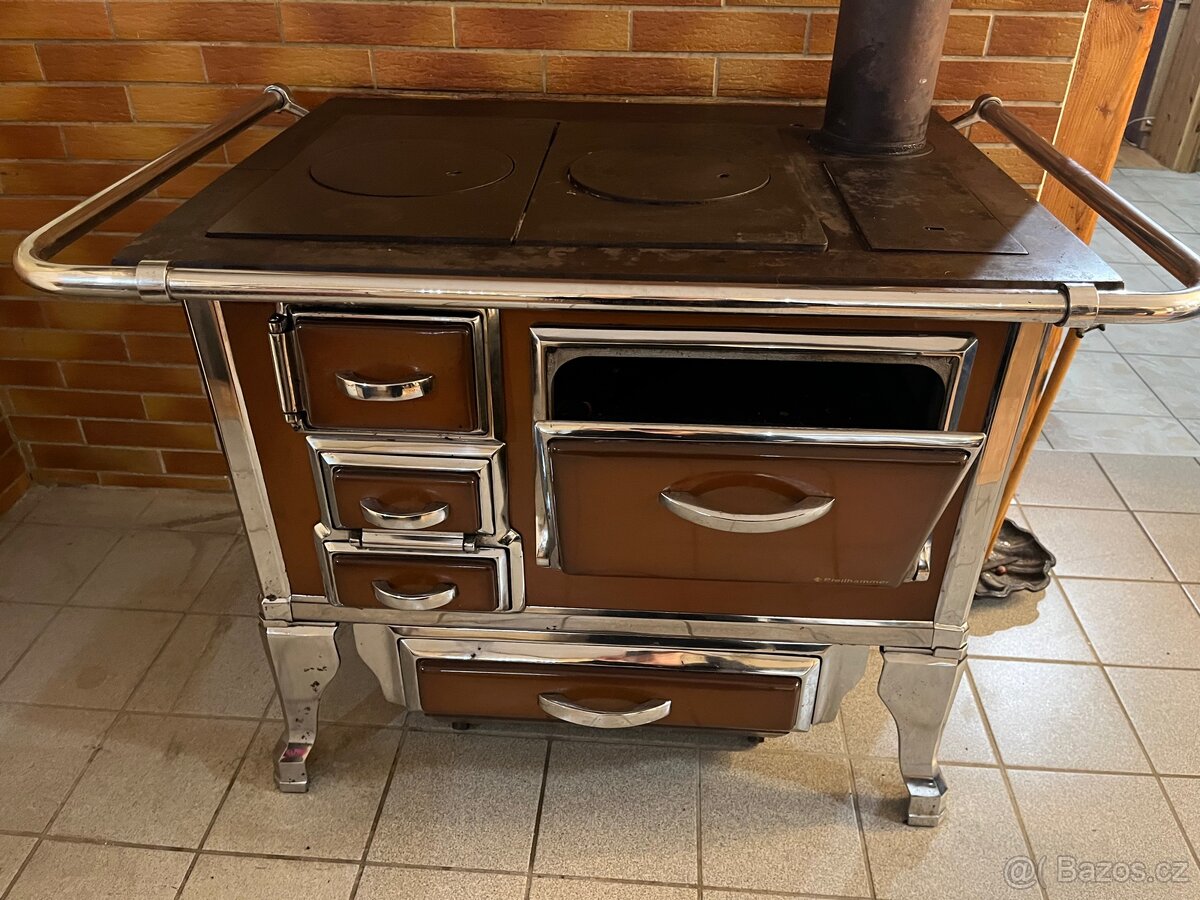 Starožitný / retro sporák na tuhá paliva – Pfeilhammer - 2