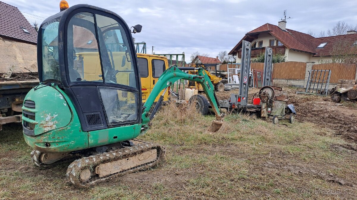 Minibagr JCB 8018 2009 3× lžíce - 2