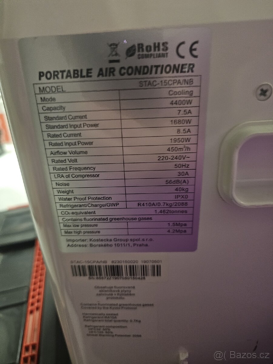 Extrémně výkonná Klimatizace Sakura Stac-15 - 2